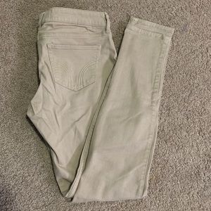 Tan hollister skinny pants NWOT